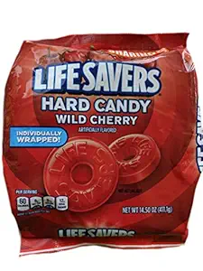 Lifesavers Cherry 14.5 Ounce Bag Individually Wrapped Candy