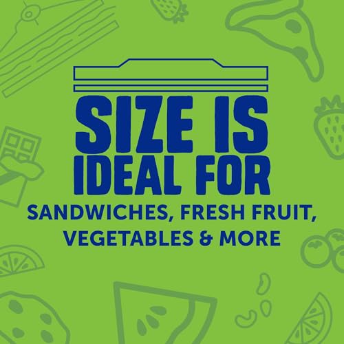 Ziploc Sandwich and Snack Bags with EasyGuide Texture, Plastic Storage Bags with Grip 'n Seal Technology, 105 Bags Total - Image 7