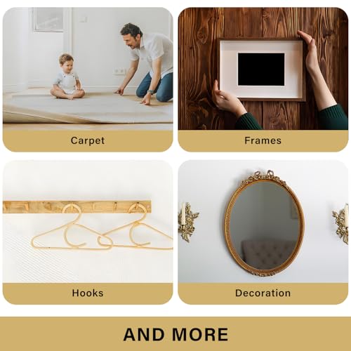 Double Sided Heavy Duty Extra Strong Adhesive Tape -Indoor/Outdoor General Purpose Nano Tape for Securing Picture Frames, Carpets. - Reusable and Without Leaving Adhesive Marks (1.18 inches x 10 feet) - Image 7