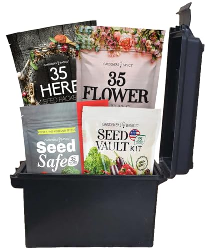 Ultimate Survival Seed Kit – 140 Heirloom, Non-GMO Varieties | Over 73,000 Seeds for Planting Vegetables, Herbs & Flowers | Emergency Food Preparedness & Long-Term Storage - Image 3