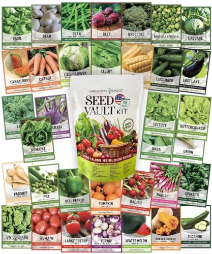 Ultimate Survival Seed Kit – 140 Heirloom, Non-GMO Varieties | Over 73,000 Seeds for Planting Vegetables, Herbs & Flowers | Emergency Food Preparedness & Long-Term Storage - Image 4