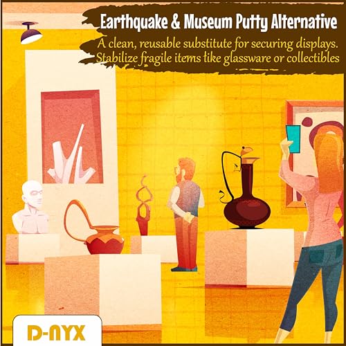 Double Sided Tape Adhesive Dots Stickers 280, 350, 450, 550 or 700 Pack Removable Putty No Trace Clear Sticky Tac Blue Sticky Tack Balloon Tassels Picture Hanging Strips (350 Sticky Dots) - Image 9