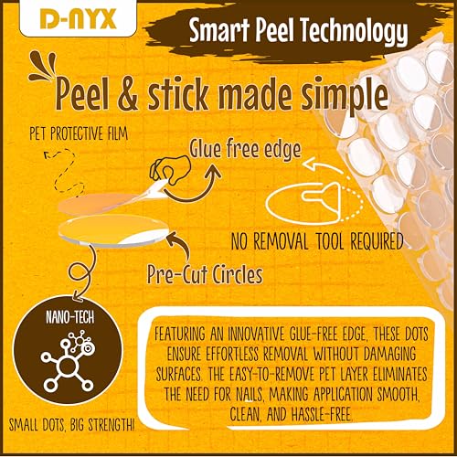 Double Sided Tape Adhesive Dots Stickers 280, 350, 450, 550 or 700 Pack Removable Putty No Trace Clear Sticky Tac Blue Sticky Tack Balloon Tassels Picture Hanging Strips (350 Sticky Dots) - Image 4