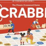 Hasbro Gaming Scrabble Board Game, Classic Word Games for Kids Ages 8 and Up, Fun Family Game for 2-4 Players, The Classic Crossword Game