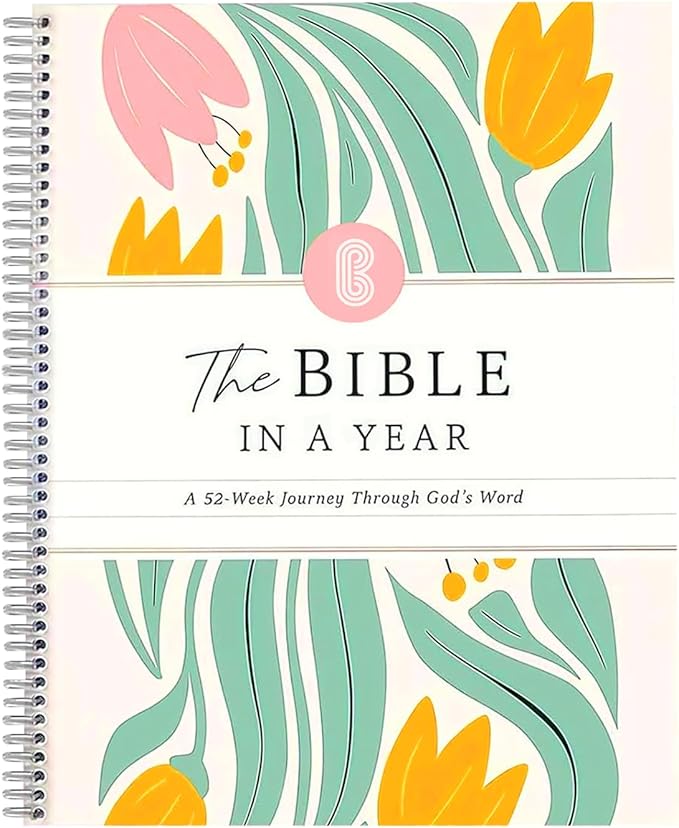 The Bible in a Year A 52-Week Study Spiral Bible Study Guide for Women (A4) Bound 52 Week Bible Study Plan Bible in a Year for Women