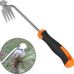 Weed Puller Tool,Portable Garden Weeder Tool,2024 New Gardening Weeding Tools,for Hand Weeder Puller for Vegetable Gardening Backyard Farm Planting & Uprooting Weeding Tool (Rubber Handle)