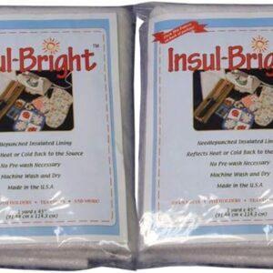 Insul-Bright Insulated Lining 36 x 45 Inches - 2 Packs
