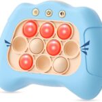 Handheld Game for Kids 6-12, Sensory Fidget Toys for Kids 8-12, Birthday Gifts for 6 7 8 9 Year Old Boys & Girls & Teens-Blue