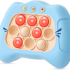 Handheld Game for Kids 6-12, Sensory Fidget Toys for Kids 8-12, Birthday Gifts for 6 7 8 9 Year Old Boys & Girls & Teens-Blue