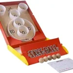 Buffalo Games Skee-Ball | Portable-Sized Classic Arcade Roll and Score Game for Kids, Adults & Families | Play Outdoor or Indoor