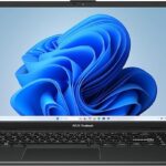 ASUS Vivobook Go 15.6” FHD Slim Laptop, AMD Ryzen 3 7320U Quad Core Processor, 8GB DDR5 RAM, 256GB SSD, Windows 11 Home, Fast Charging, Webcam Shield, Military Grade Durability, Black, E1504FA-AB34