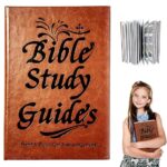 VINCOORA 66-Page Bible Study Journal for Women - Year-Long Devotional with Daily Scripture Quotes, Prayer Prompts, Cross-References & Reflection Guides