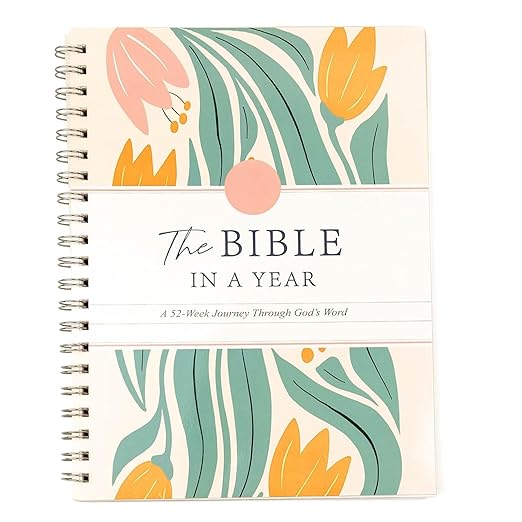The Bible in a Year A 52-Week Study for Women, Spiral Bible Study Guide, 52-Week Bible Study Plan (A5)