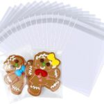 PigPotParty 4''x 6" Clear Plastic Cellophane Bags, 200 Pcs Small Self Sealing Cookie Bags for Gift, Party favor, Greeting Card,Candy, Treat, Goodies, Snack, Self Adhesive Resealable