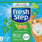 Fresh Step Advanced Clumping Litter with Febreze Freshness with Gain Scent, Fights Odor on Contact, 37 lbs. (2 x 18.5 lb. Box) (Package May Vary)