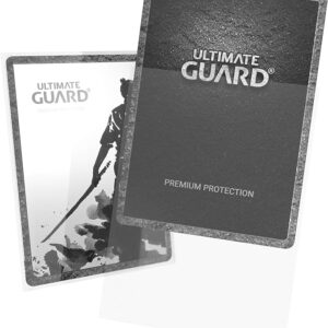 Ultimate Guard Katana Card Sleeves: 100 Standard Size TCG Sleeves, 66 x 91mm, Clear Back, Tournament Quality, No PVC & Acid-Free, High Clarity