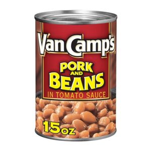 Van Camp's Pork and Beans, Canned Beans, 15 oz