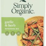 Simply Organic Garlic & Herb Vegetable Seasoning Mix, Certified Organic, Vegan | 0.71 oz
