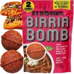 EZ Bombs Birria Bomb Seasoning, Pack of 2 – Authentic Mexican Spice Mix for Tacos, Burritos, Nachos, and Quesadillas – Made with Real Chiles, Herbs, and Spices for Quick and Flavorful Meals